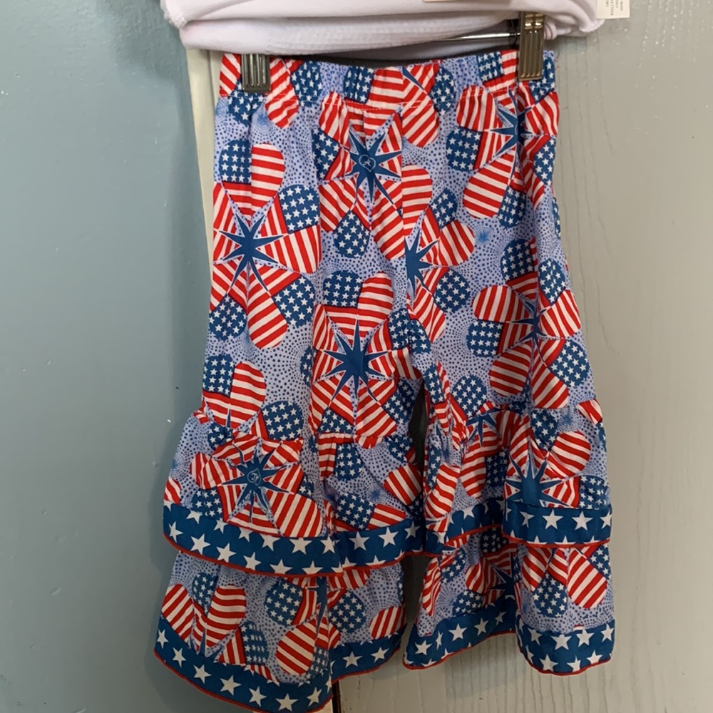 Ann Loren patriotic 2Piece set NWT - Picture 3 of 6
